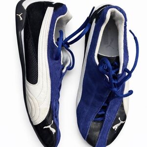 PUMA Vintage Suede Sneakers | Women’s 9 | Blue & White | Authentic | Classic Ret